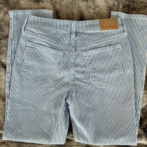 Seven7 Blue and White Striped Jeans